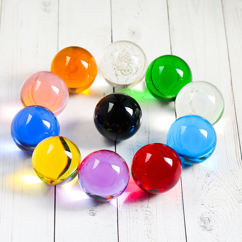 Lens Ball Crystal - 10 colores 30mm globo lámpara lente