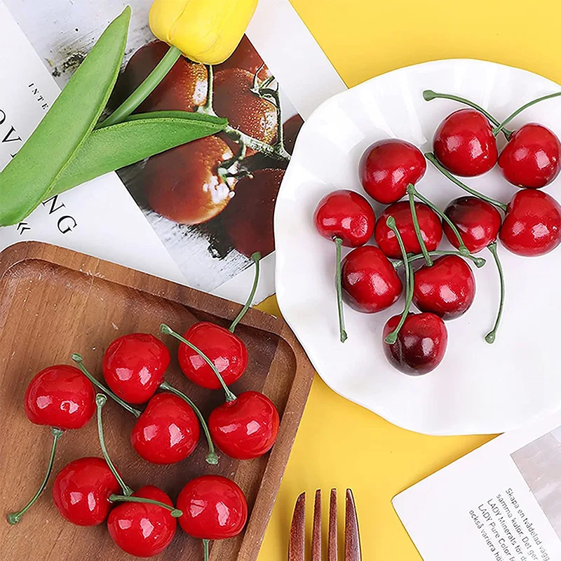 Photography Of Food - 30 Uds. De cereza falsa, adorno