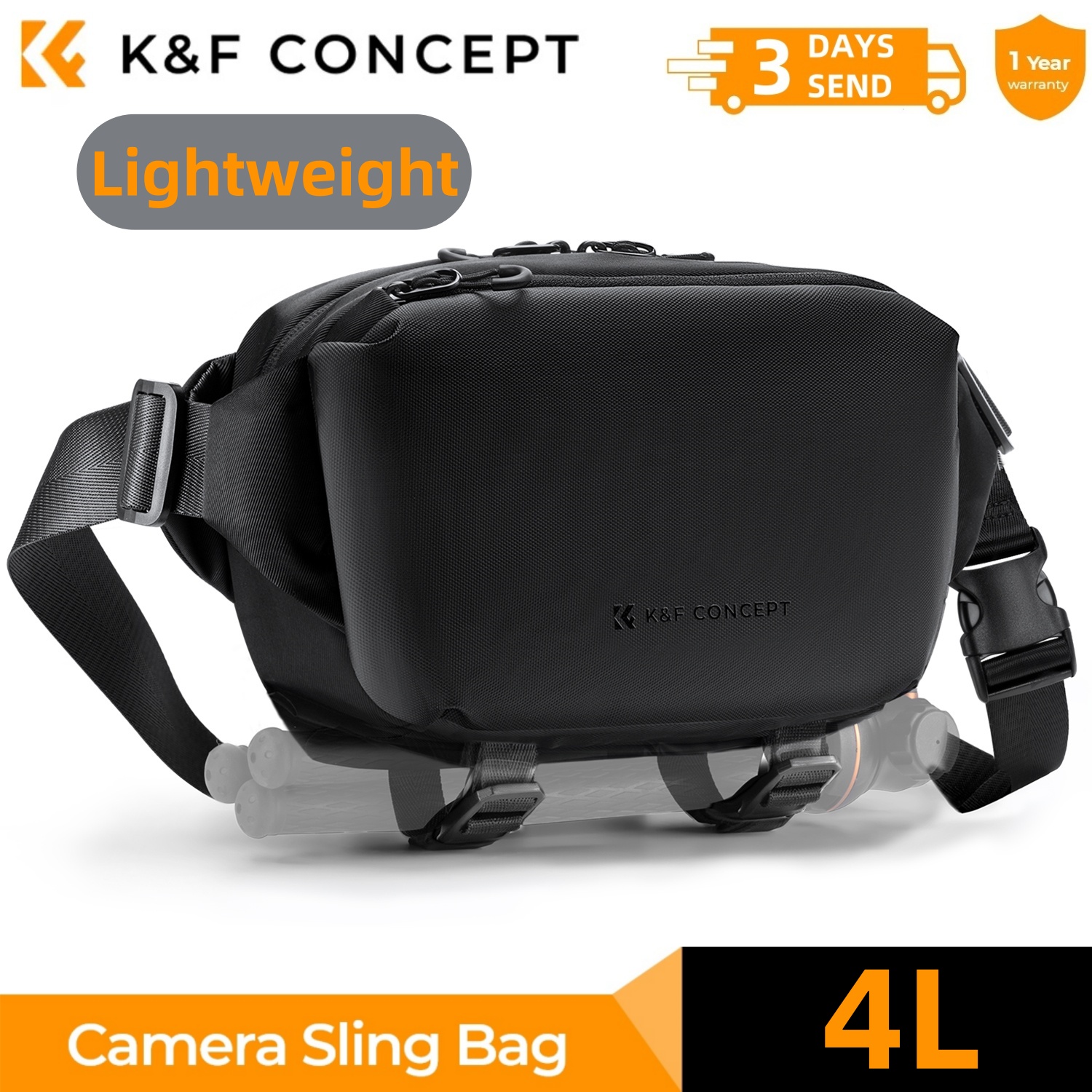 Photography Camera - Bolso bandolera para cámara K&F CONCEPT