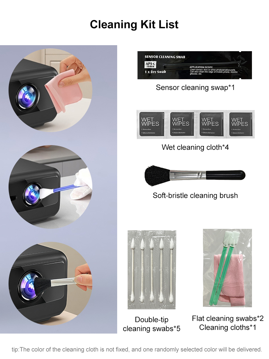 Lens Cleaning Kit - Kit de Limpieza de Polvo para
