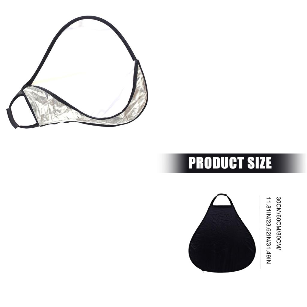 Photography Triangle - Reflector triangular con para fotografía, iluminación