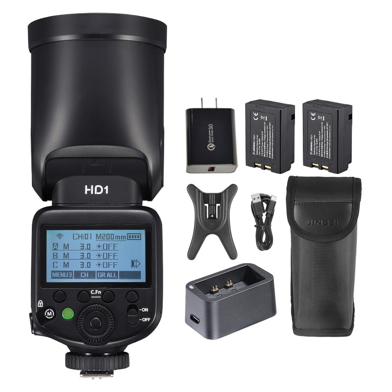 JINBEI HD-1 Flash de Cabeza Re - Photography Camera reseña y precio