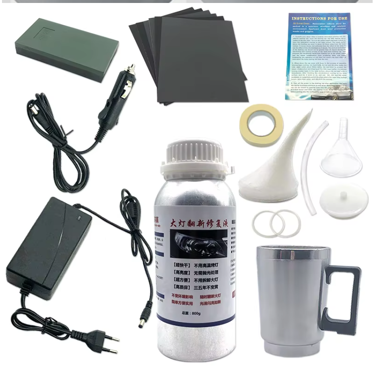 Kit de Restauración de Faros,  - Lens Cleaning Kit reseña y precio