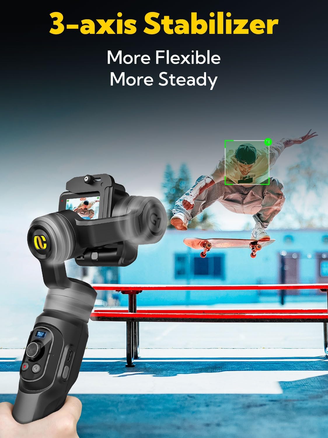 Estabilizador de Mano de 3 Eje - Handheld Stabilizer Gimbal reseña y precio