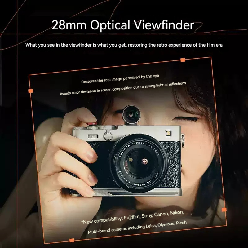 Visor óptico SmallRig de 28 mm - Fujifilm Camera X100Vi reseña y precio