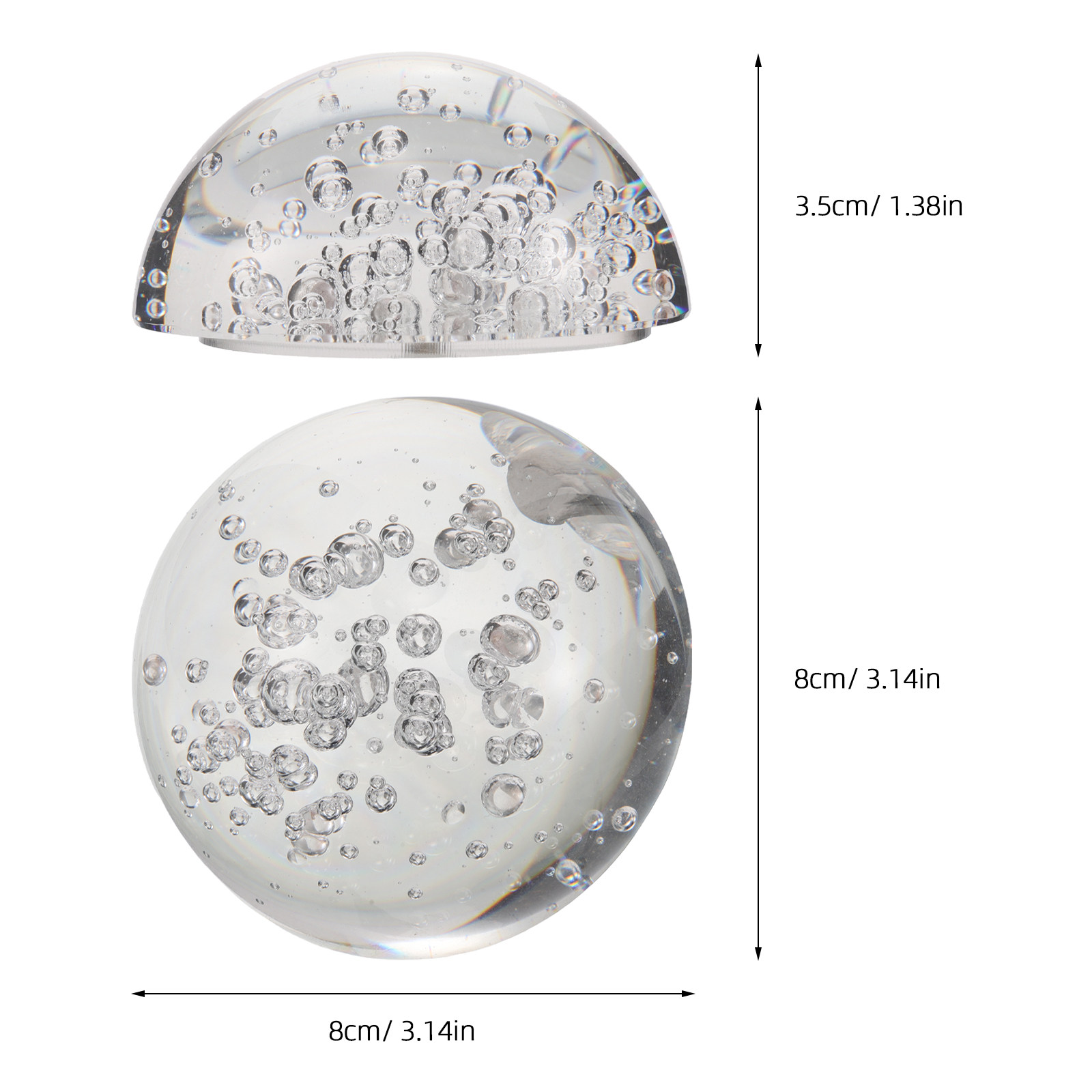 Bola de Cristal Transparente d - Lens Ball Crystal reseña y precio
