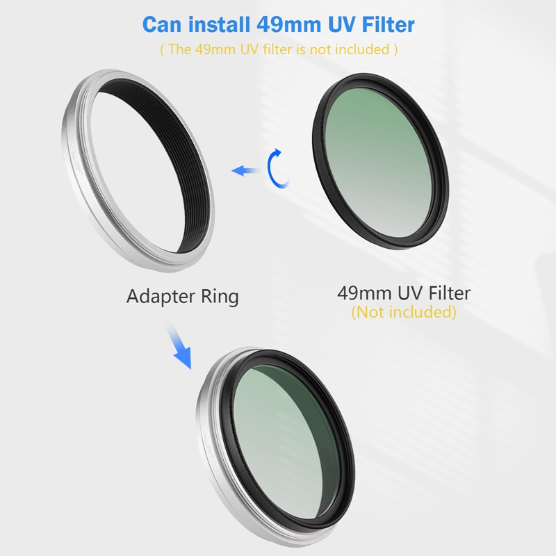 Anillo adaptador de filtro de  - Fujifilm Camera X100Vi reseña y precio