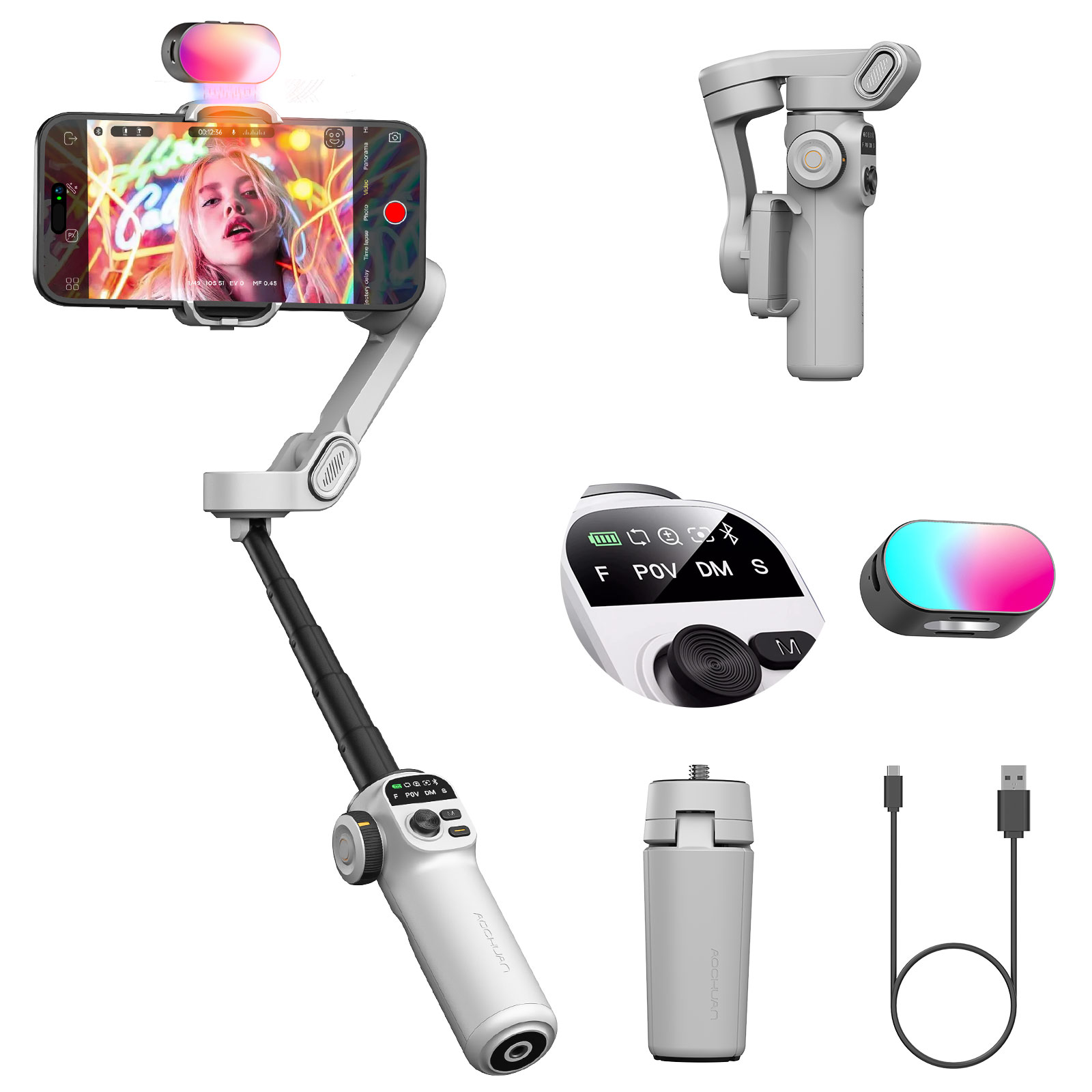 Aochuan Smart X2 Kit Estabiliz - Handheld Stabilizer Gimbal reseña y precio