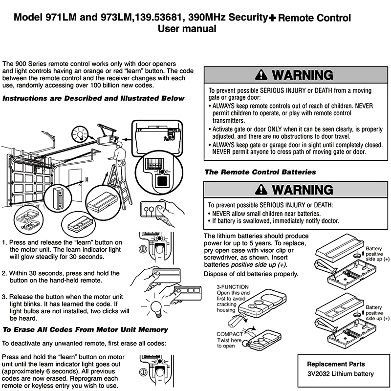 Liftmaster 973LM 971LM segurid - Remote Shutter Release reseña y precio