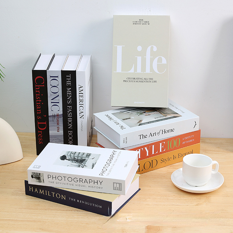 Libros falsos de moda para dec - Photography Magazine reseña y precio