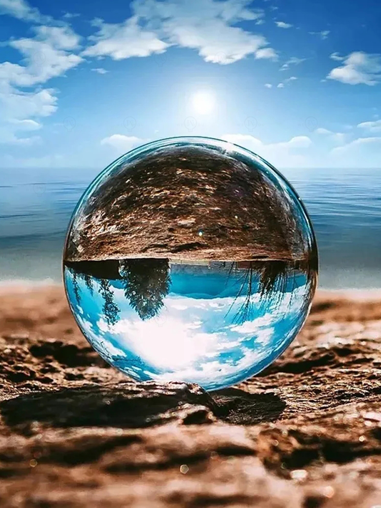 Bola de lente transparente K9, - Lens Ball Crystal reseña y precio